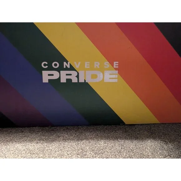 Converse Pride Chuck Taylor All Star Glitter Platform Heel Sneakers Womens 11 - Picture 4 of 11